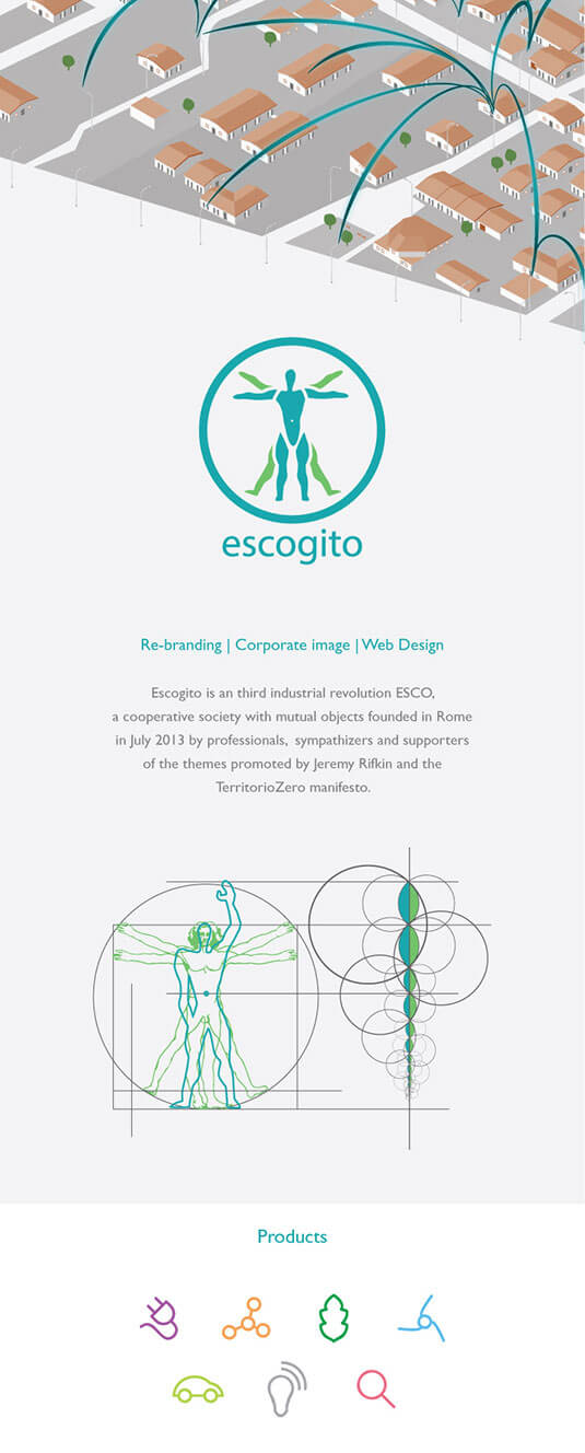 Corporate image e branding per cooperativa Escogito