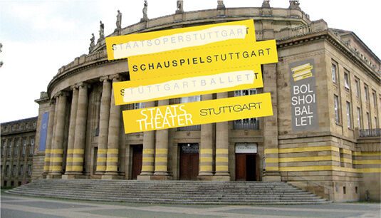 Staats Theater Stuttgart rendering presentazione logo