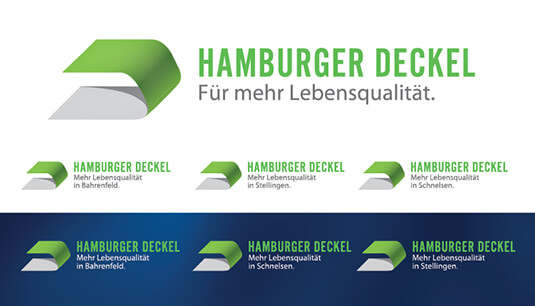 Brandin hamburger deckel studio logotipo