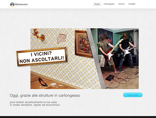 sito web campagna web ditta edile roma