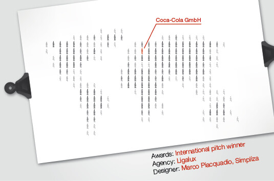 Coca Cola - Logo vincitore pitch internazionale