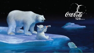 Coca Cola - Orso polare mamma e figlio - pubblicità